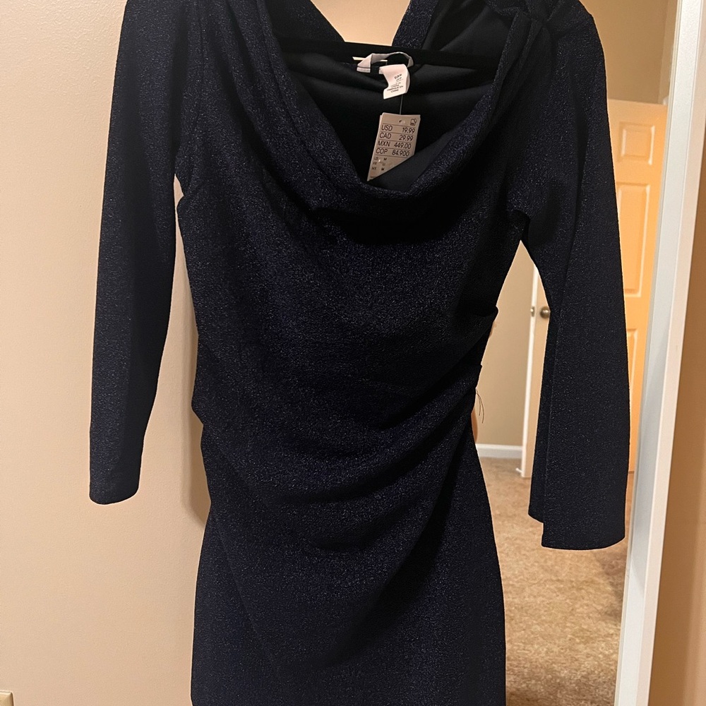 H&M Black Mini Dress